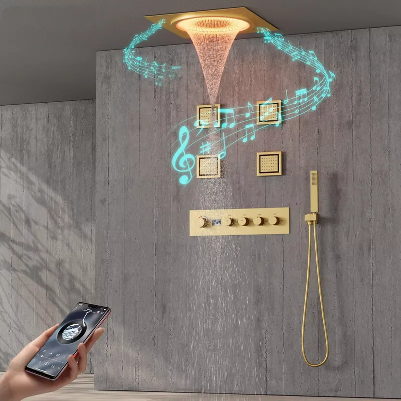 Spa & Wellness Hotel Diamond Ustroń - Inteligentny zestaw prysznicowy LED z muzyką,