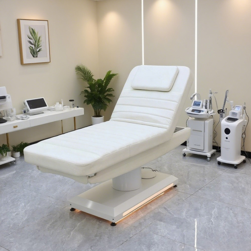 Spa Wellness Beauty - Regulowane elektryczne łóżko kosmetyczne z 3