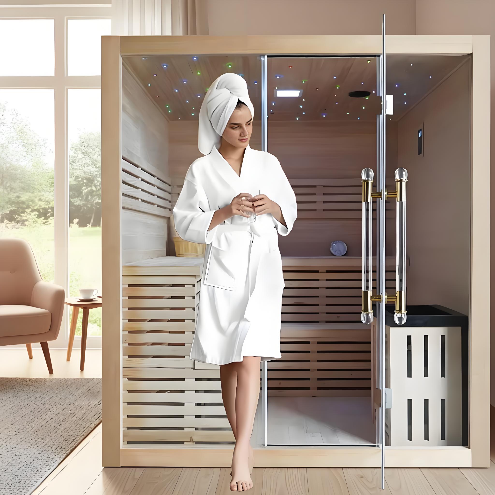 Zewnętrzna sauna ogrodowa z dr – Spa Wellness Family recenzja i cena