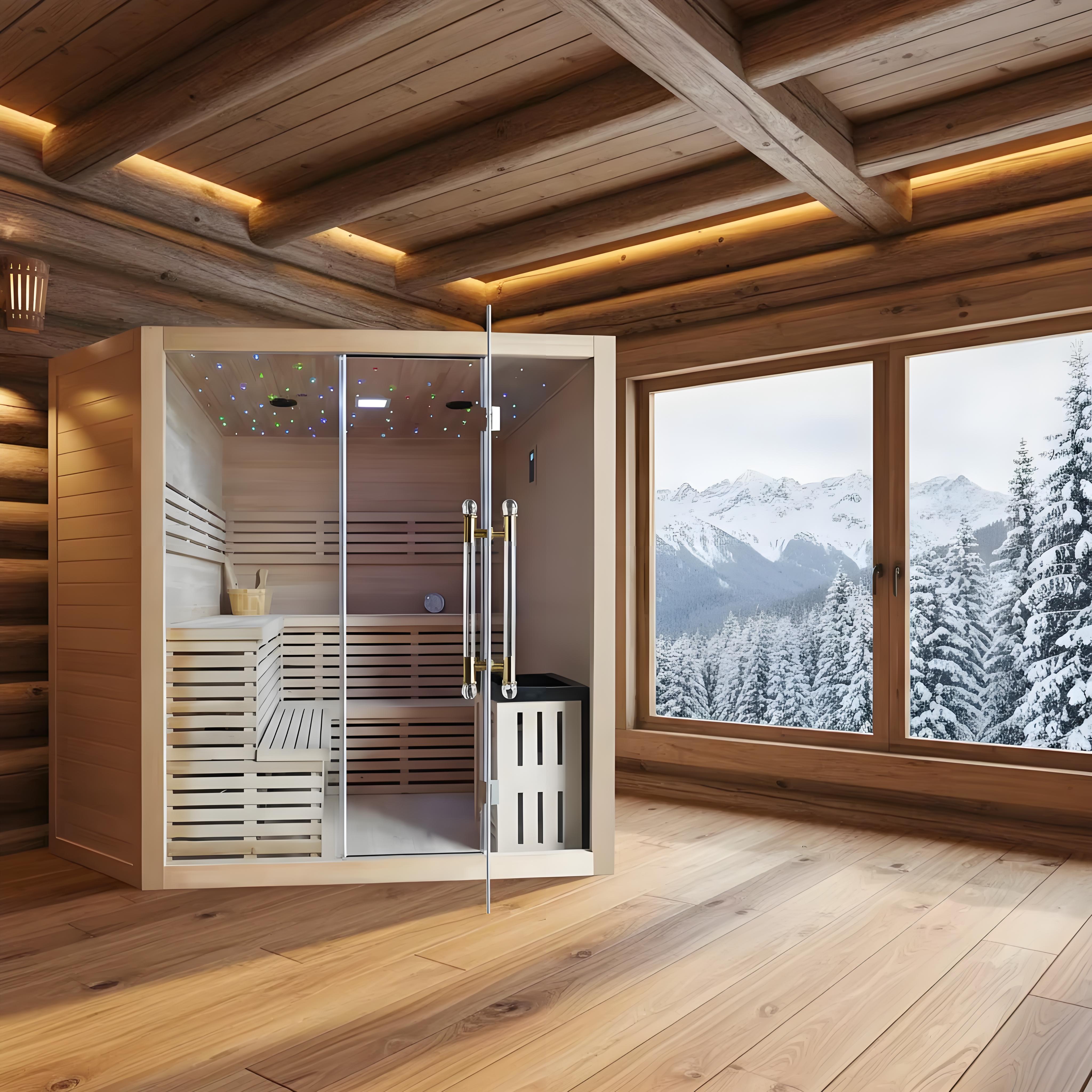 Zewnętrzna sauna relaksacyjna  – Spa Wellness Family recenzja i cena